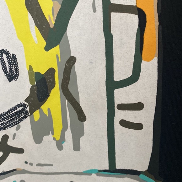 BLEECKER & MERCER - graphic tee with embroidered details size XL - Picture 4 of 6